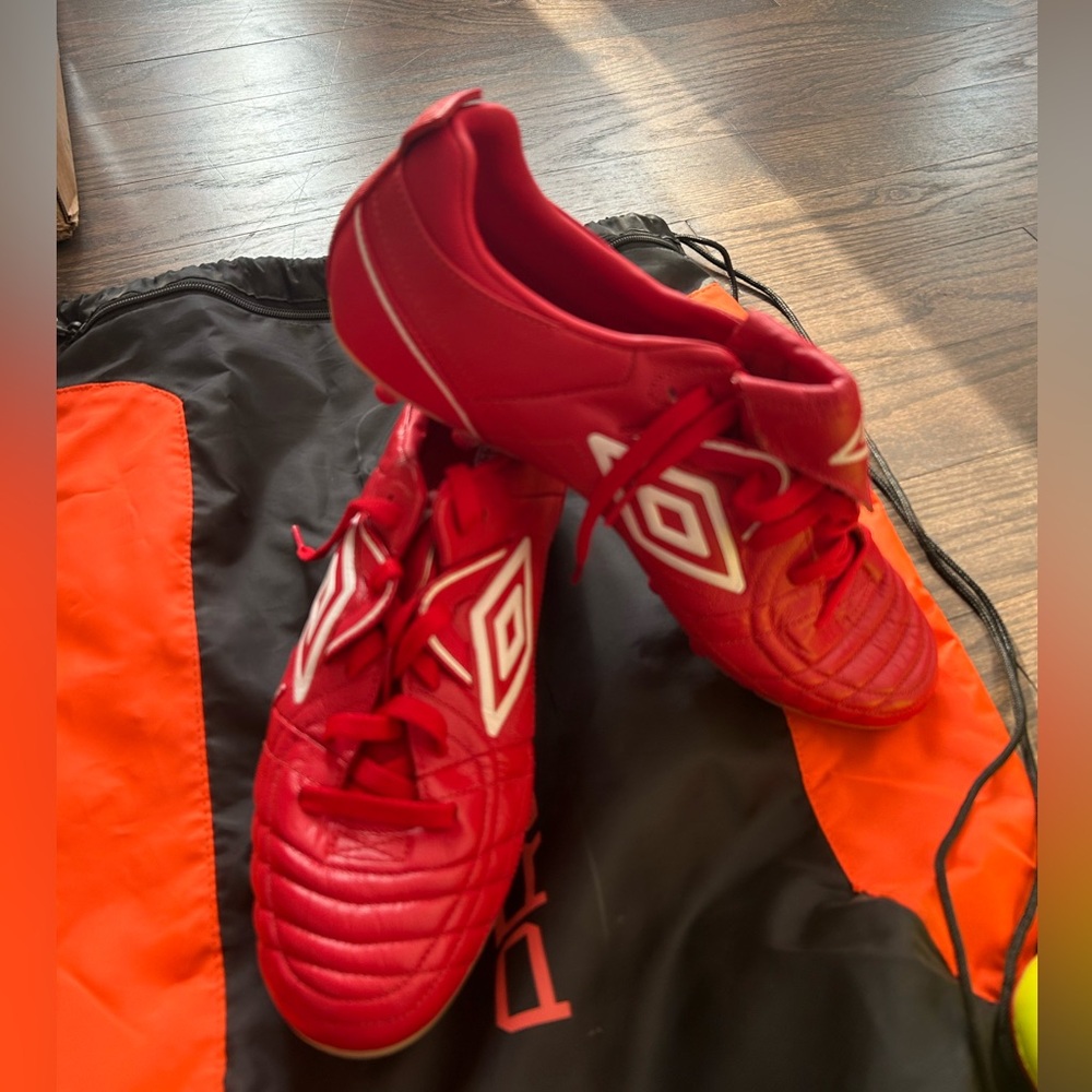 Umbro Red Soccer Shoes